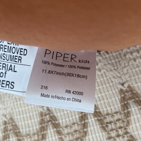 Piper Kids Football Pillow Champion 11.8” X 7” - Picture 3 of 3